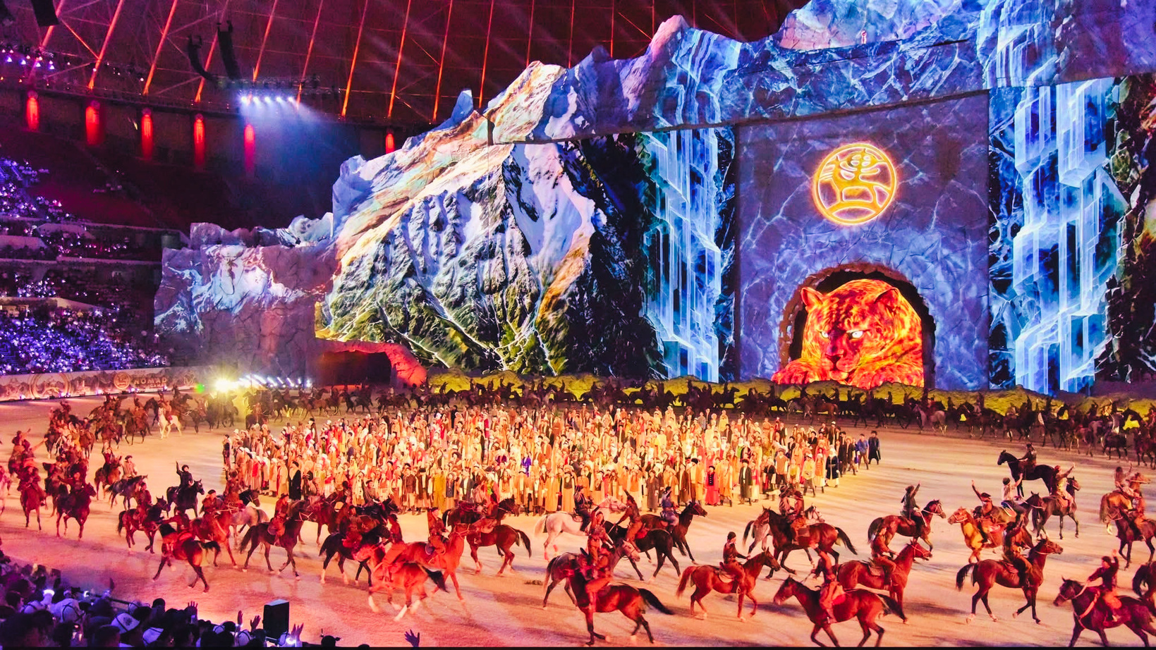 Opening Ceremony performance at Bishkek Arena Stadium