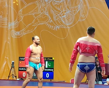 Kurash match at the VI World Nomad Games 2026