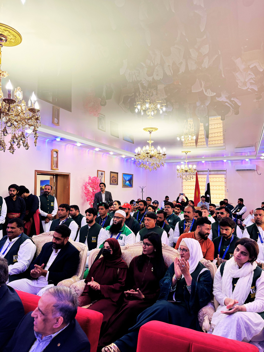 Pakistan delegation at the Embassy of Pakistan in Bishkek